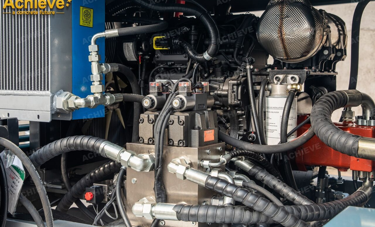 Pompe à béton stationnaire neuf ACHIEVE New  AP300-TDE European Version 【ACHIEVE】100% BRAND NEW !!!: photos 36