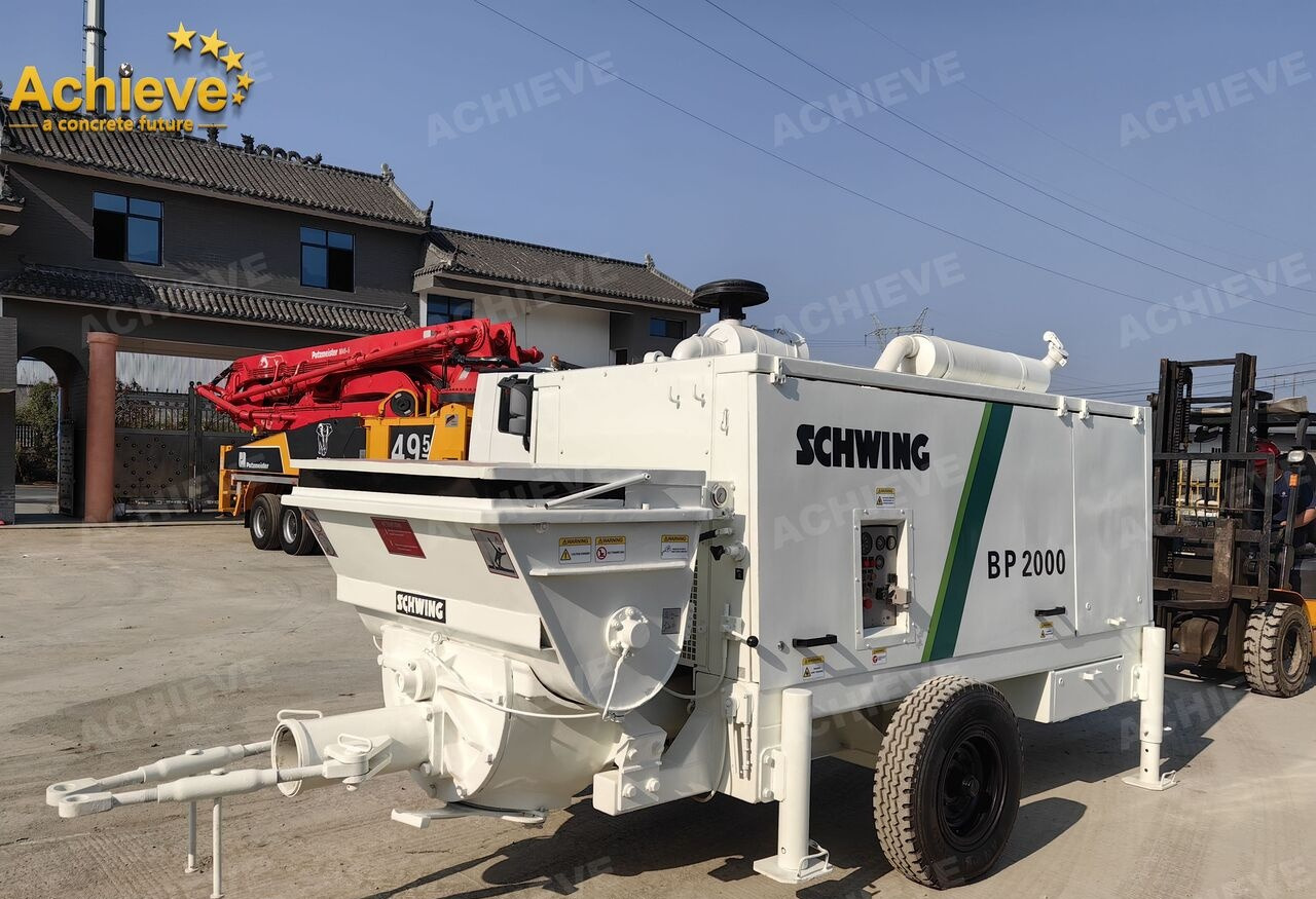 Schwing BP2000 5000kg 2008 Concrete Pump With Brand New High Quality【ACH - Pompe à béton stationnaire: photos 1 Schwing BP2000 5000kg 2008 Concrete Pump With Brand New High Quality【ACH - Pompe à béton stationnaire: photos 1