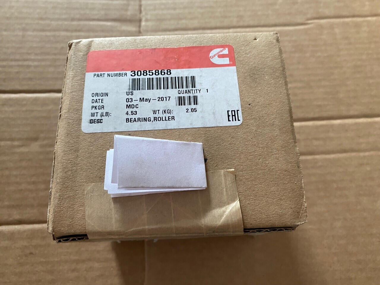 CUMMINS Roller Bearing 3085868 - Pièces de rechange: photos 1 CUMMINS Roller Bearing 3085868 - Pièces de rechange: photos 1