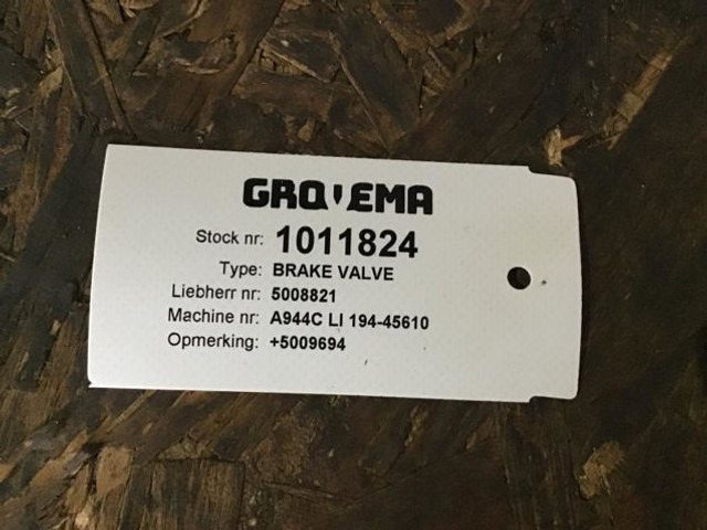 Valve Liebherr Brake Valve: photos 11