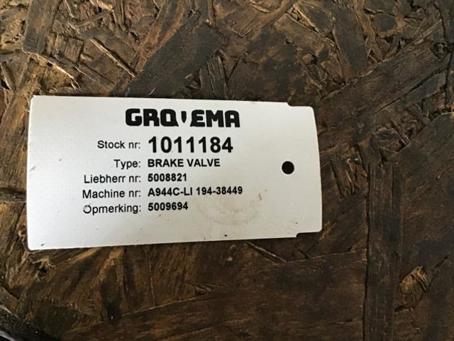 Valve Liebherr Brake Valve: photos 9
