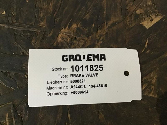 Valve Liebherr Brake Valve: photos 13
