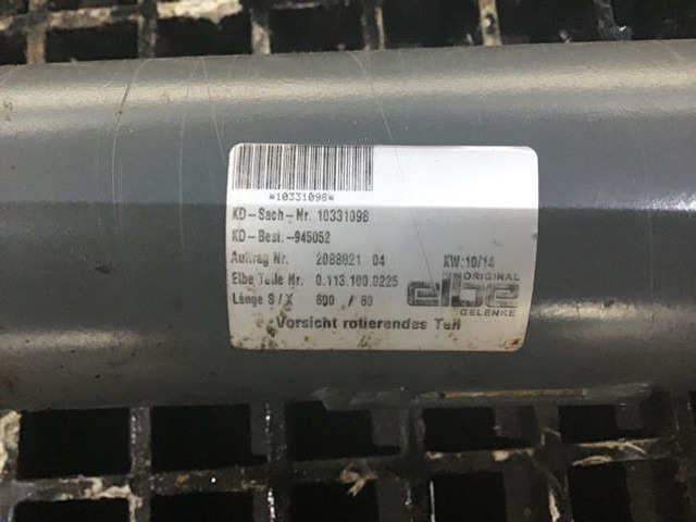 Liebherr Propellor Shaft - Demi arbre: photos 3 Liebherr Propellor Shaft - Demi arbre: photos 3