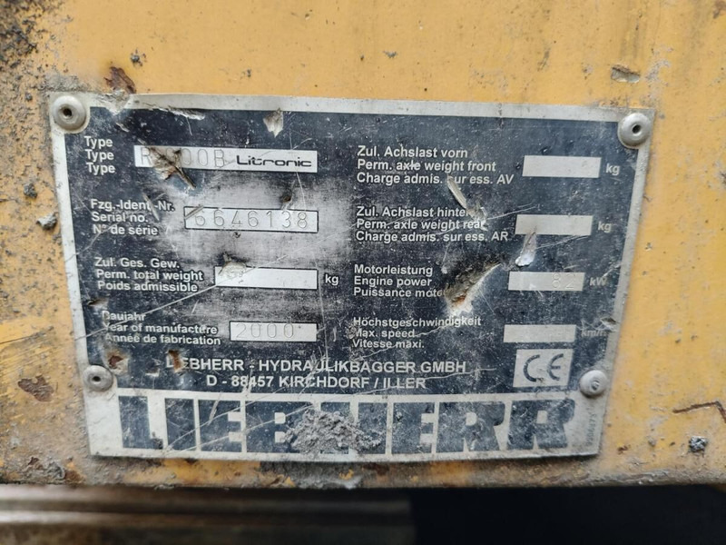 Liebherr R900B Li - Pelle sur chenille: photos 4 Liebherr R900B Li - Pelle sur chenille: photos 4