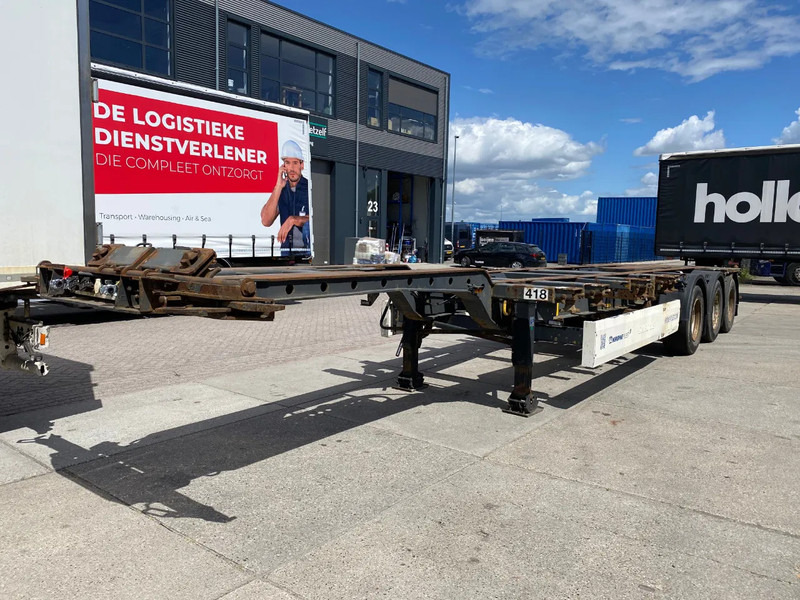 Krone SD 27 / Container Chassis / BPW + Drum / 1x Extendable / 45 FT - Semi-remorque porte-conteneur/ Caisse mobile: photos 4 Krone SD 27 / Container Chassis / BPW + Drum / 1x Extendable / 45 FT - Semi-remorque porte-conteneur/ Caisse mobile: photos 4