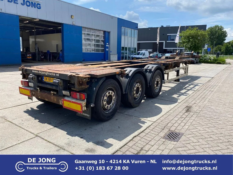 Krone SD Chassis / ADR / 2x Extendable / MB + Disc / 2x Lift Axle - Semi-remorque porte-conteneur/ Caisse mobile: photos 1 Krone SD Chassis / ADR / 2x Extendable / MB + Disc / 2x Lift Axle - Semi-remorque porte-conteneur/ Caisse mobile: photos 1