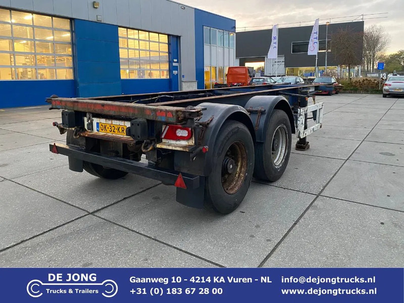 Krone SZF18 / 20 FT Container Chassis / SAF - Semi-remorque porte-conteneur/ Caisse mobile: photos 1 Krone SZF18 / 20 FT Container Chassis / SAF - Semi-remorque porte-conteneur/ Caisse mobile: photos 1