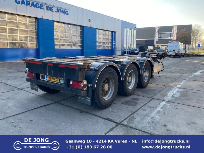 Pacton TXC 343 Multi / 3x Extendable / 1x Lift Axle - Semi-remorque porte-conteneur/ Caisse mobile: photos 1 Pacton TXC 343 Multi / 3x Extendable / 1x Lift Axle - Semi-remorque porte-conteneur/ Caisse mobile: photos 1