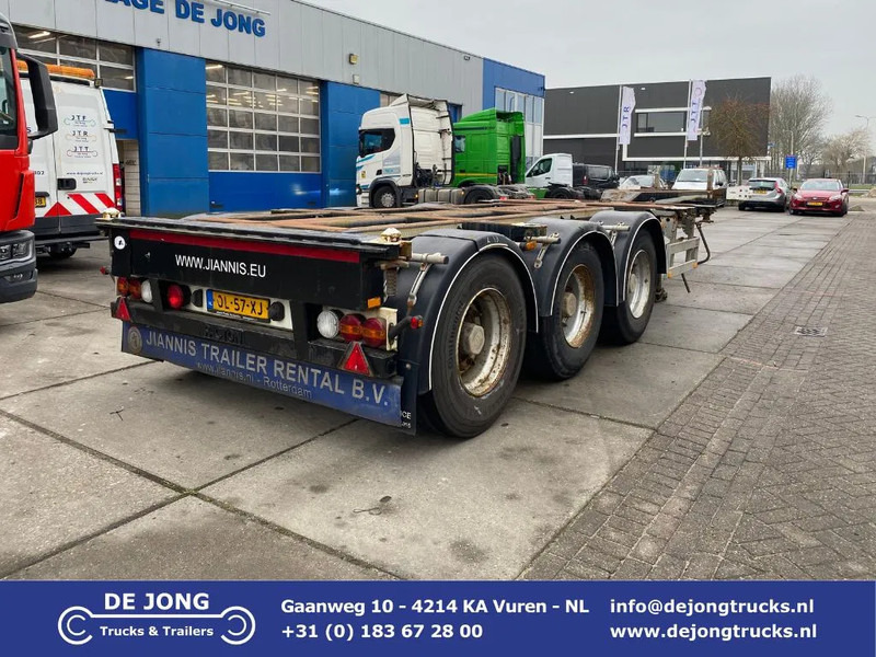 Pacton TXC 343 Multi / 3x Extendable / 1x Lift Axle - Semi-remorque porte-conteneur/ Caisse mobile: photos 1 Pacton TXC 343 Multi / 3x Extendable / 1x Lift Axle - Semi-remorque porte-conteneur/ Caisse mobile: photos 1