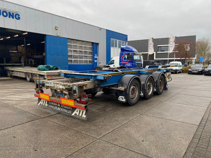 Van Hool 3B0079 / Extendable / SAF + Disc Brakes - Semi-remorque porte-conteneur/ Caisse mobile: photos 4 Van Hool 3B0079 / Extendable / SAF + Disc Brakes - Semi-remorque porte-conteneur/ Caisse mobile: photos 4