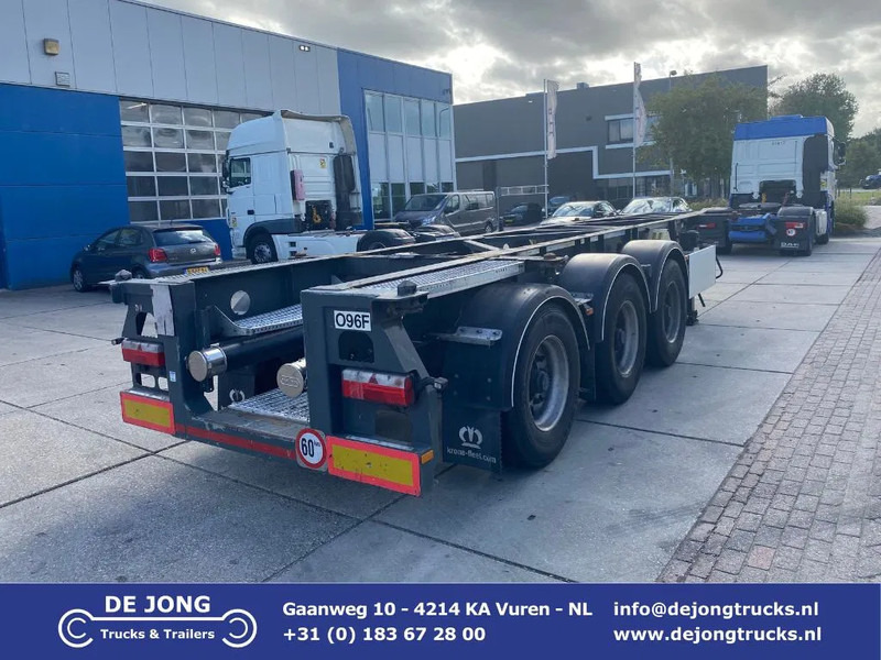 Van Hool Tank Chassis / ADR / BPW + DISC / 20-30 FT - Semi-remorque porte-conteneur/ Caisse mobile: photos 1 Van Hool Tank Chassis / ADR / BPW + DISC / 20-30 FT - Semi-remorque porte-conteneur/ Caisse mobile: photos 1
