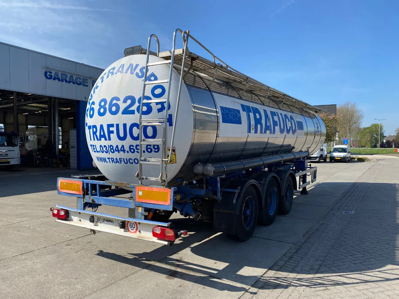 Van Hool Tank / Inox / 3 compartments / 30000 LT - Semi-remorque citerne: photos 4 Van Hool Tank / Inox / 3 compartments / 30000 LT - Semi-remorque citerne: photos 4