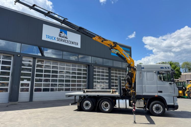 Camion grue DAF XF510 Effer 255-5 6x2 SZM/Pritsche: photos 6
