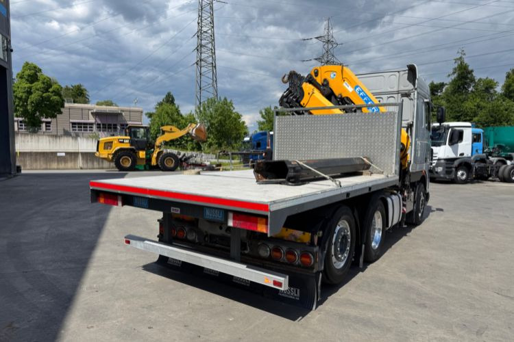 Camion grue DAF XF510 Effer 255-5 6x2 SZM/Pritsche: photos 8