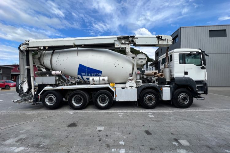 MAN TGS 35.480 10x4 10m3 Förderband 17M... - Camion malaxeur: photos 4 MAN TGS 35.480 10x4 10m3 Förderband 17M... - Camion malaxeur: photos 4