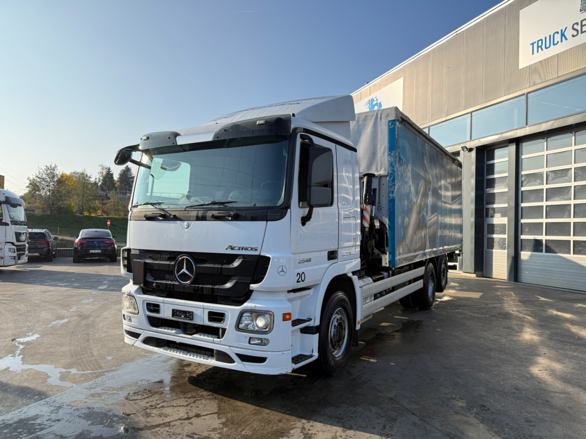 MERCEDES Actros 2548 6x2 Hiab 244-5 - Camion grue: photos 1 MERCEDES Actros 2548 6x2 Hiab 244-5 - Camion grue: photos 1