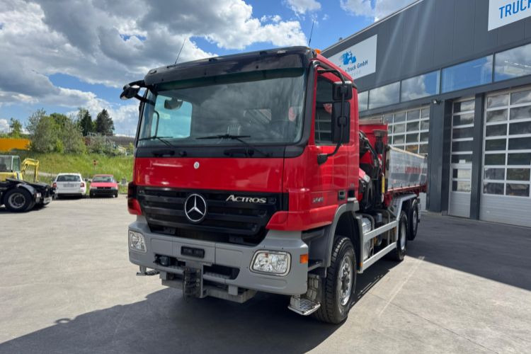 Mercedes-Benz Actros 2646 6x4/4 Fassi 275-8 Kipper - Camion grue: photos 3 Mercedes-Benz Actros 2646 6x4/4 Fassi 275-8 Kipper - Camion grue: photos 3