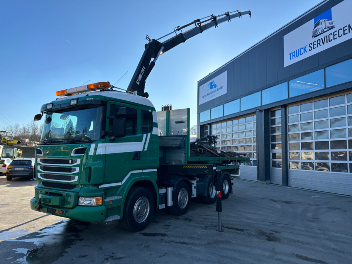SCANIA R480 8x4 SWS SZM/Kran/Pritsche - Camion grue: photos 3 SCANIA R480 8x4 SWS SZM/Kran/Pritsche - Camion grue: photos 3