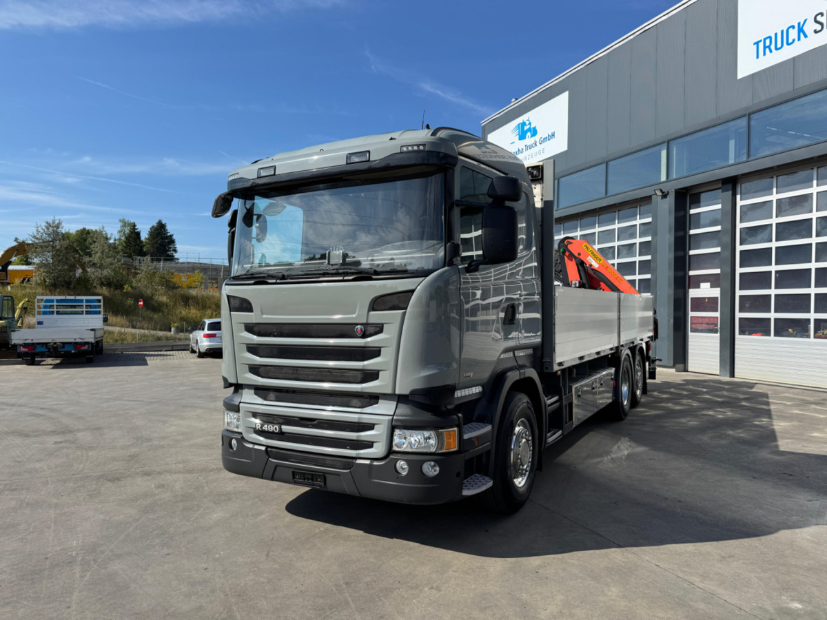 SCANIA R490 6x2 PK18002-4 - Camion grue: photos 1 SCANIA R490 6x2 PK18002-4 - Camion grue: photos 1