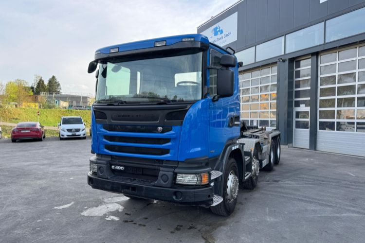Scania G490 8x4 Trösch Abroll - Camion ampliroll: photos 1 Scania G490 8x4 Trösch Abroll - Camion ampliroll: photos 1