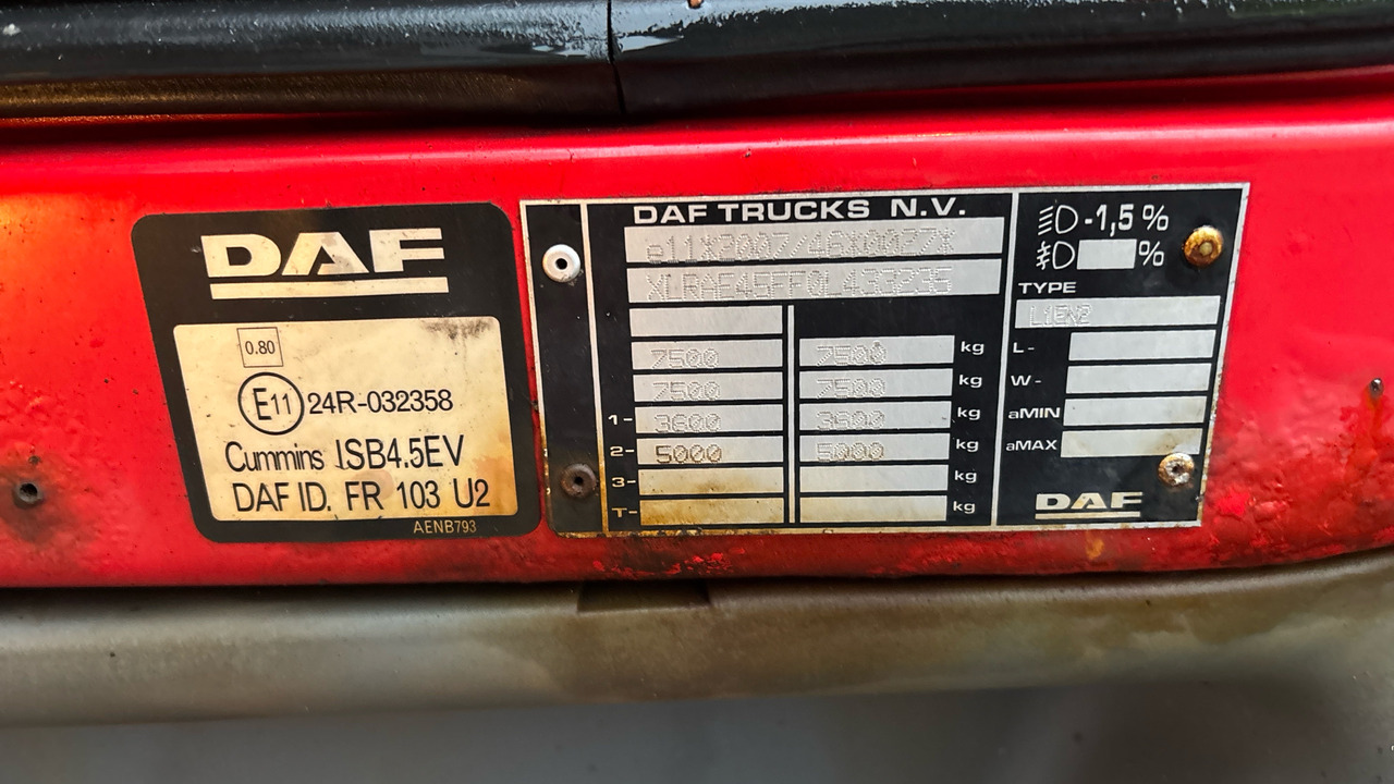 Camion fourgon Daf LF 45.140: photos 12