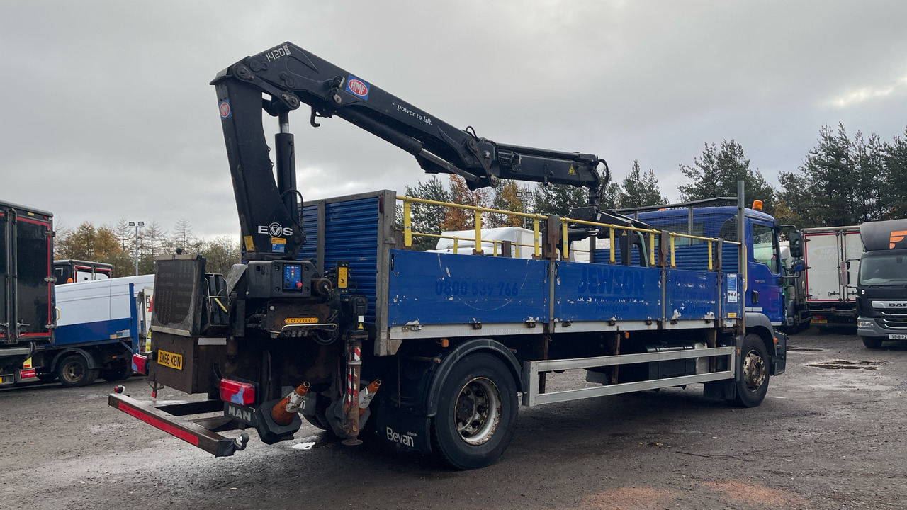 Man TGM 18.250 - Camion plateau, Camion grue: photos 4 Man TGM 18.250 - Camion plateau, Camion grue: photos 4