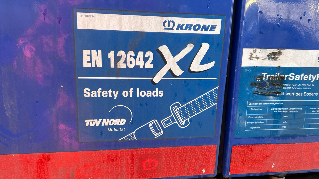 Remorque KRONE CURTAINSIDE EUROLINER: photos 20 Remorque KRONE CURTAINSIDE EUROLINER: photos 20