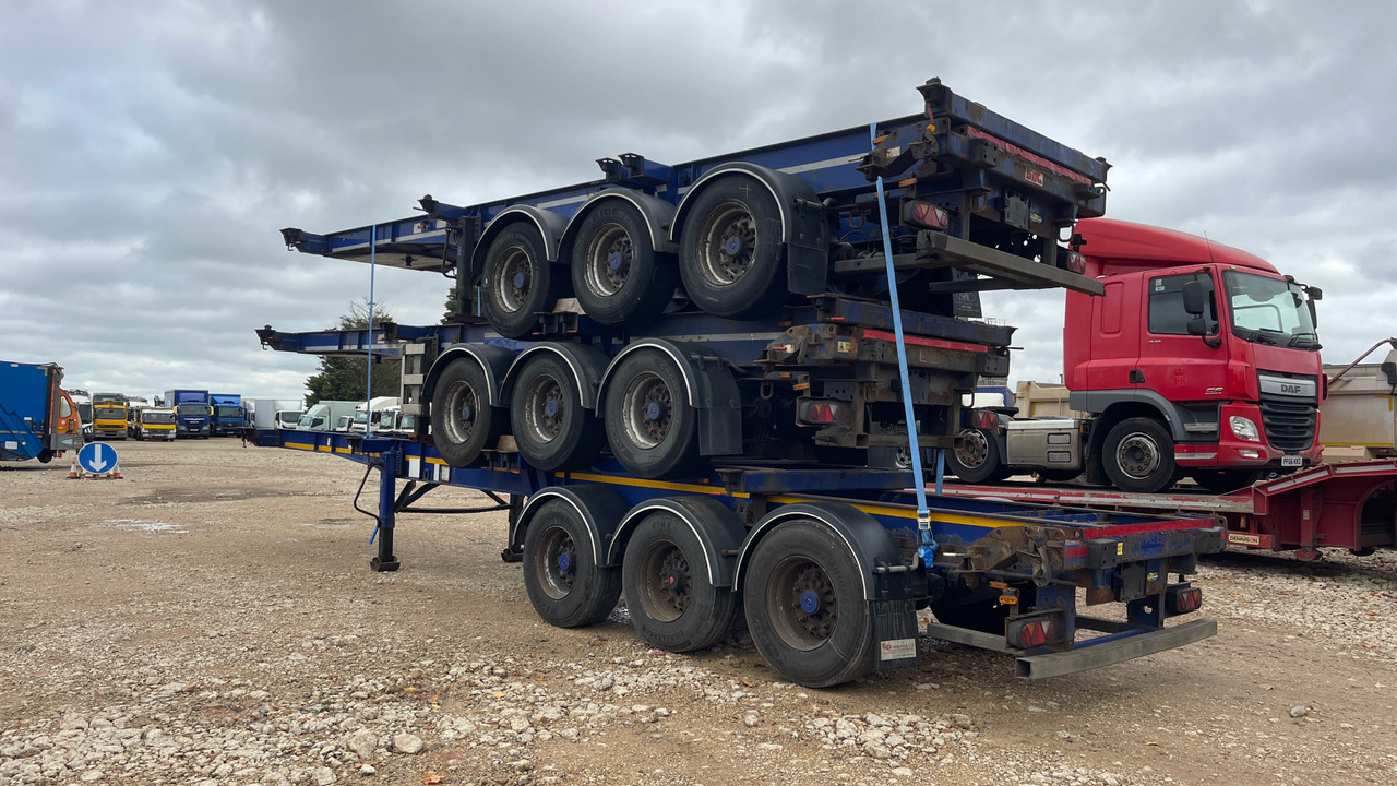 SDC SLIDING SKELETAL STACK OF 3 - Remorque: photos 4 SDC SLIDING SKELETAL STACK OF 3 - Remorque: photos 4