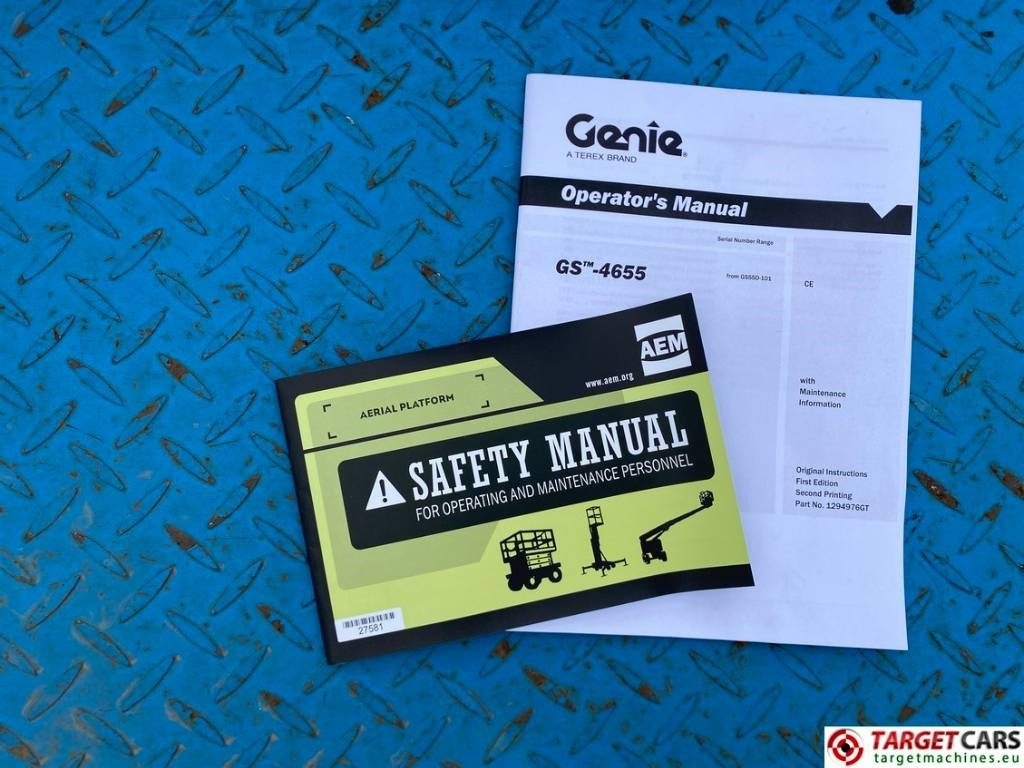 Nacelle ciseaux Genie GS-4655 Electric GS4655 Scissor Work Lift 1595cm: photos 17