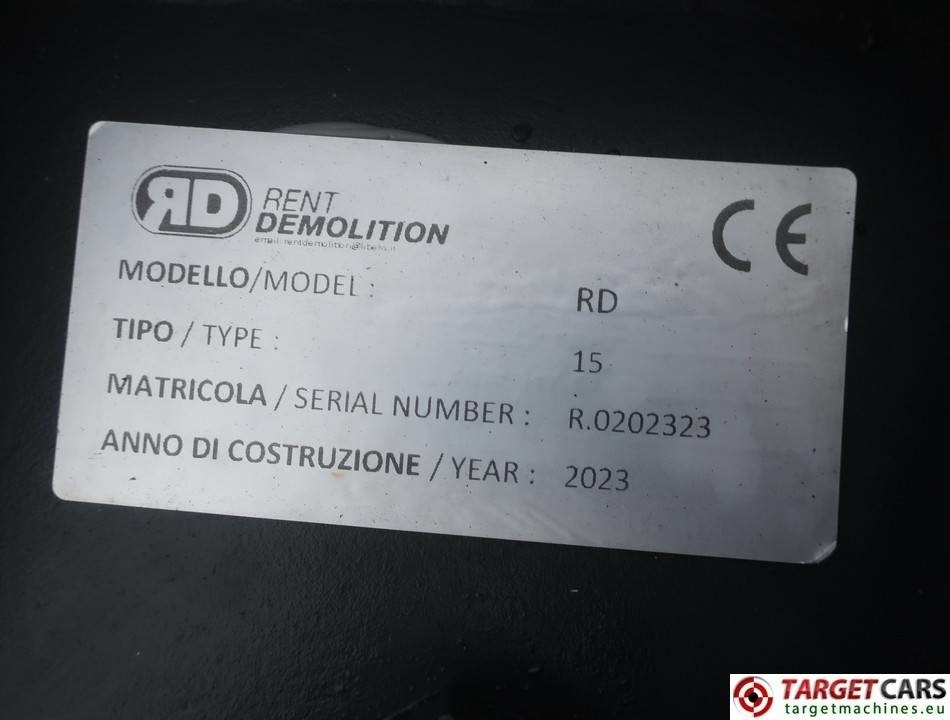 Cisaille de démolition neuf Rent Demolition RD15 Hydr Rotation Pulverizer Shear 10~20T NEW: photos 10 Cisaille de démolition neuf Rent Demolition RD15 Hydr Rotation Pulverizer Shear 10~20T NEW: photos 10