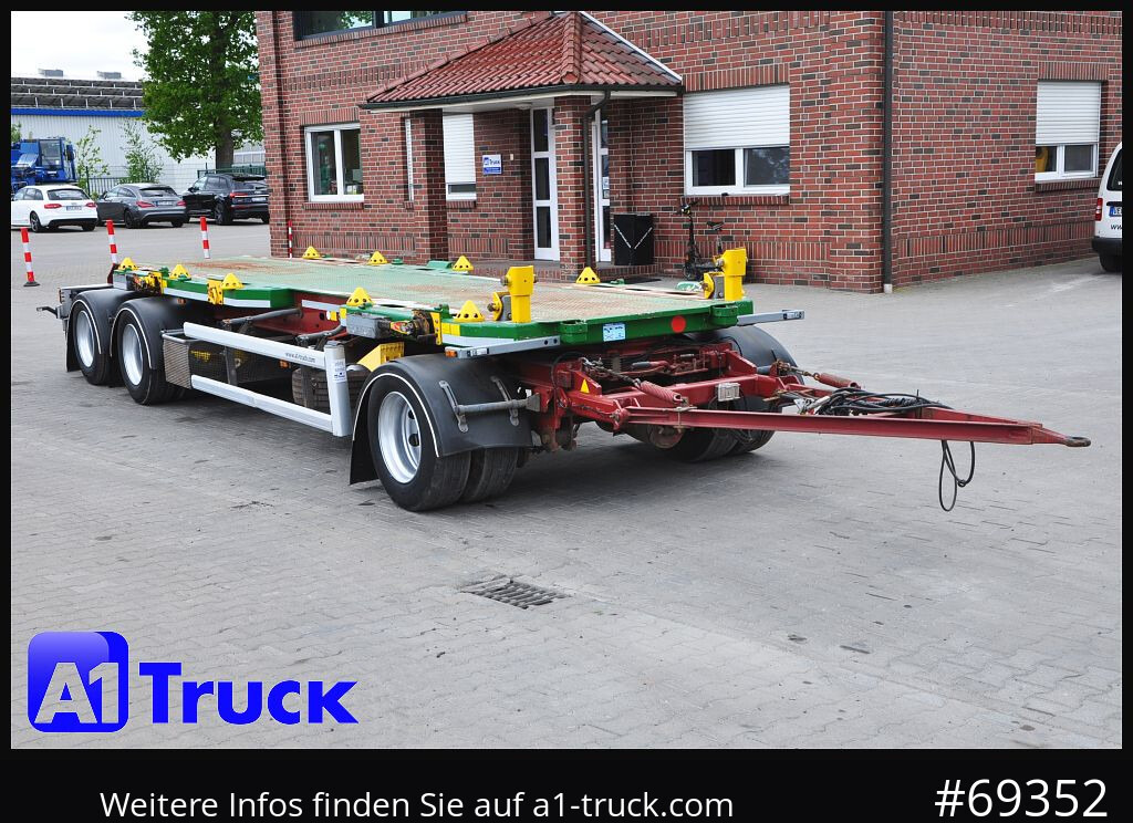 HUEFFERMANN Abstetzanhänger HMA 24. Safety-Fix, - Remorque ampliroll/ Multibenne: photos 1 HUEFFERMANN Abstetzanhänger HMA 24. Safety-Fix, - Remorque ampliroll/ Multibenne: photos 1