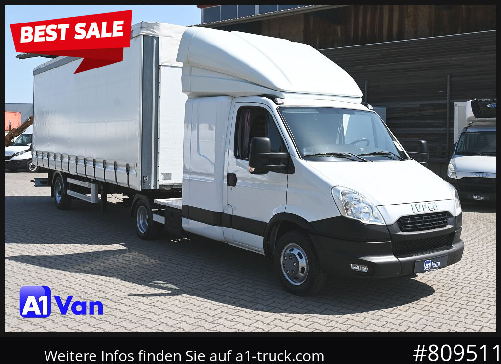 IVECO Daily 50C17 SZM, Klima, Tempomat, Schlafplatz - Utilitaire rideaux coulissants (PLSC): photos 1 IVECO Daily 50C17 SZM, Klima, Tempomat, Schlafplatz - Utilitaire rideaux coulissants (PLSC): photos 1