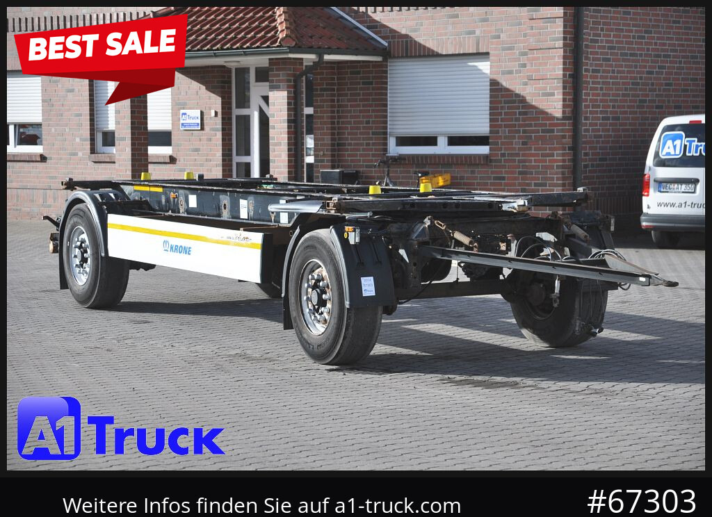 Remorque porte-conteneur/ Caisse mobile KRONE AZW, BDF, 7,45, Standard, BPW: photos 1