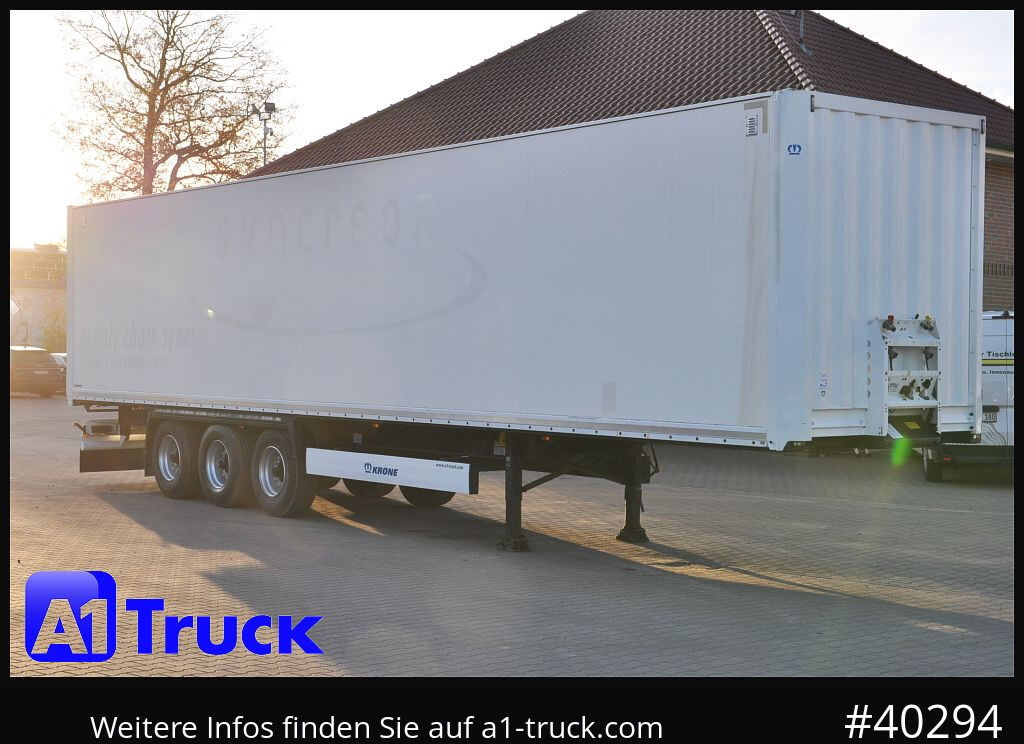 KRONE SDK 27, Koffer, 1 Vorbesitzer, Plywood, - Semi-remorque fourgon: photos 1 KRONE SDK 27, Koffer, 1 Vorbesitzer, Plywood, - Semi-remorque fourgon: photos 1