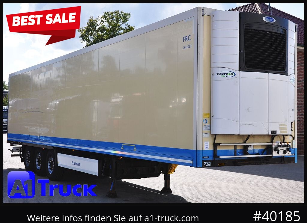 KRONE SDR 27 Carrier 1950 Mt. Doppelstock Lift,TÜV 06/2026 - Semi-remorque frigorifique: photos 1 KRONE SDR 27 Carrier 1950 Mt. Doppelstock Lift,TÜV 06/2026 - Semi-remorque frigorifique: photos 1