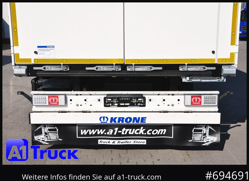 KRONE SZ 2 achs Koffer, Code XL, VDI 2700, SOFORT - Semi-remorque fourgon: photos 2 KRONE SZ 2 achs Koffer, Code XL, VDI 2700, SOFORT - Semi-remorque fourgon: photos 2