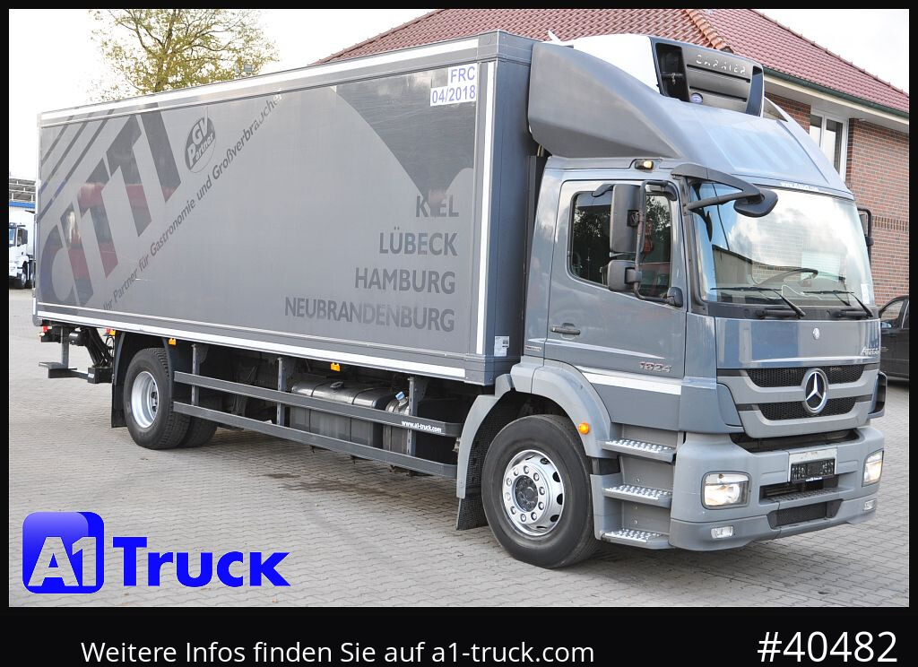 MERCEDES-BENZ 1824 LL Carrier 950 Mt, 3 Kammern, Automatik - Camion frigorifique: photos 1 MERCEDES-BENZ 1824 LL Carrier 950 Mt, 3 Kammern, Automatik - Camion frigorifique: photos 1