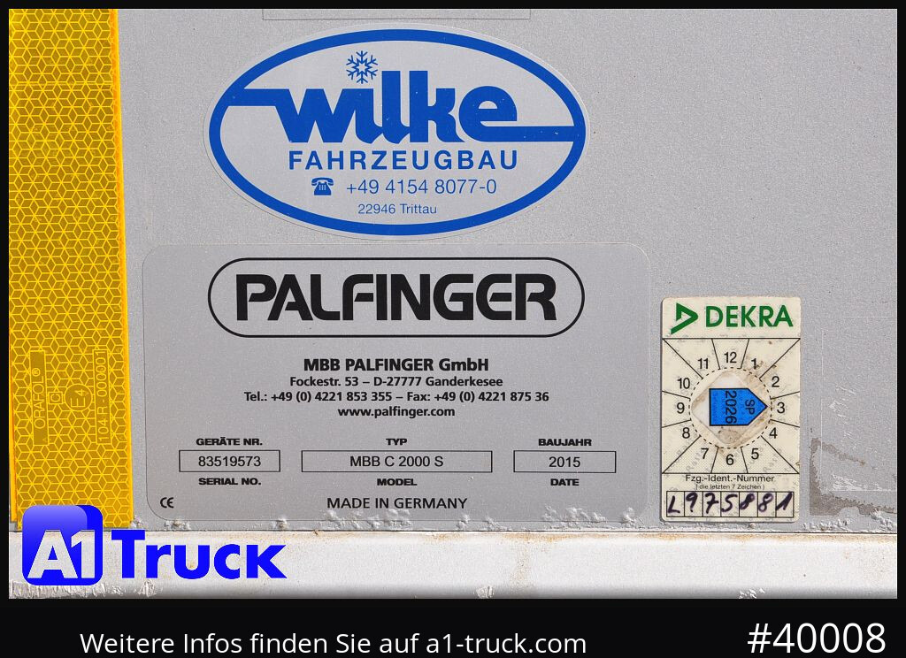 Camion frigorifique MERCEDES-BENZ Antos 1835, Kühlkoffer, LBW, Carrier SUPRA 1250 Mt: photos 13