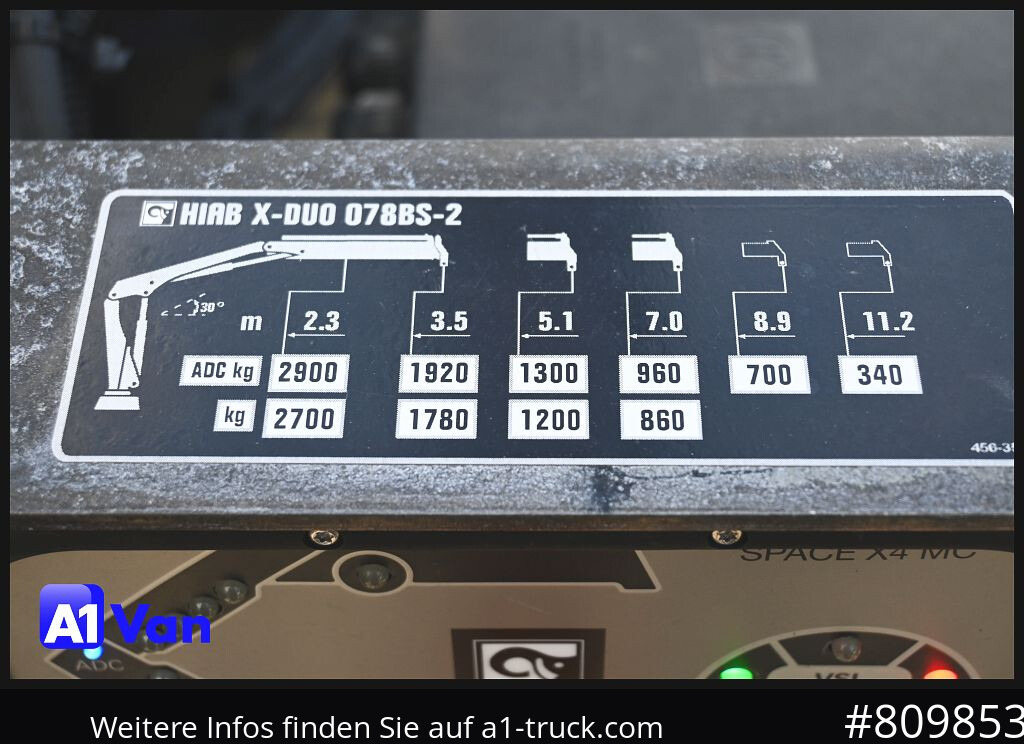 MERCEDES-BENZ Atego 816 Kipper Kran, Hiab, AHK, Klima - Camion benne, Camion grue: photos 3 MERCEDES-BENZ Atego 816 Kipper Kran, Hiab, AHK, Klima - Camion benne, Camion grue: photos 3