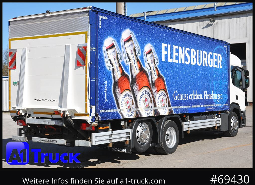 Camion pour le transport de boissons SCANIA P 320 P 6x2,, Getränke, Lenkachse, LBW: Dhollandia DHLM 30: photos 9