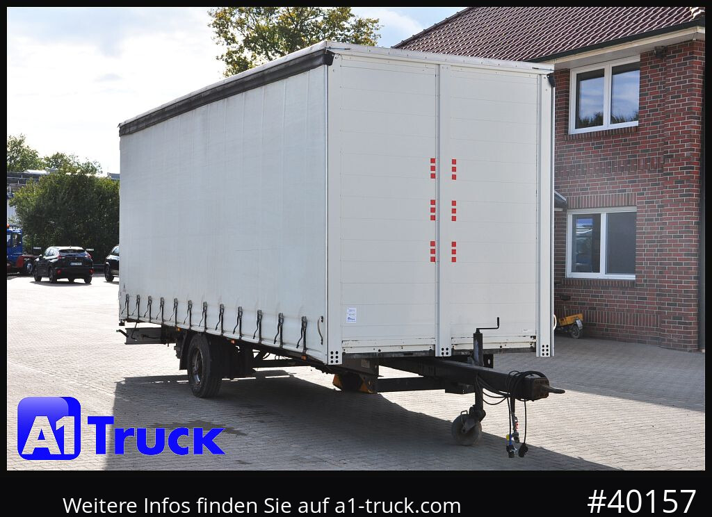 SOMMER Eurotrailer Eco Racer 55, 6450kg zul GG, oben gekuppelt - Remorque rideaux coulissants: photos 1 SOMMER Eurotrailer Eco Racer 55, 6450kg zul GG, oben gekuppelt - Remorque rideaux coulissants: photos 1