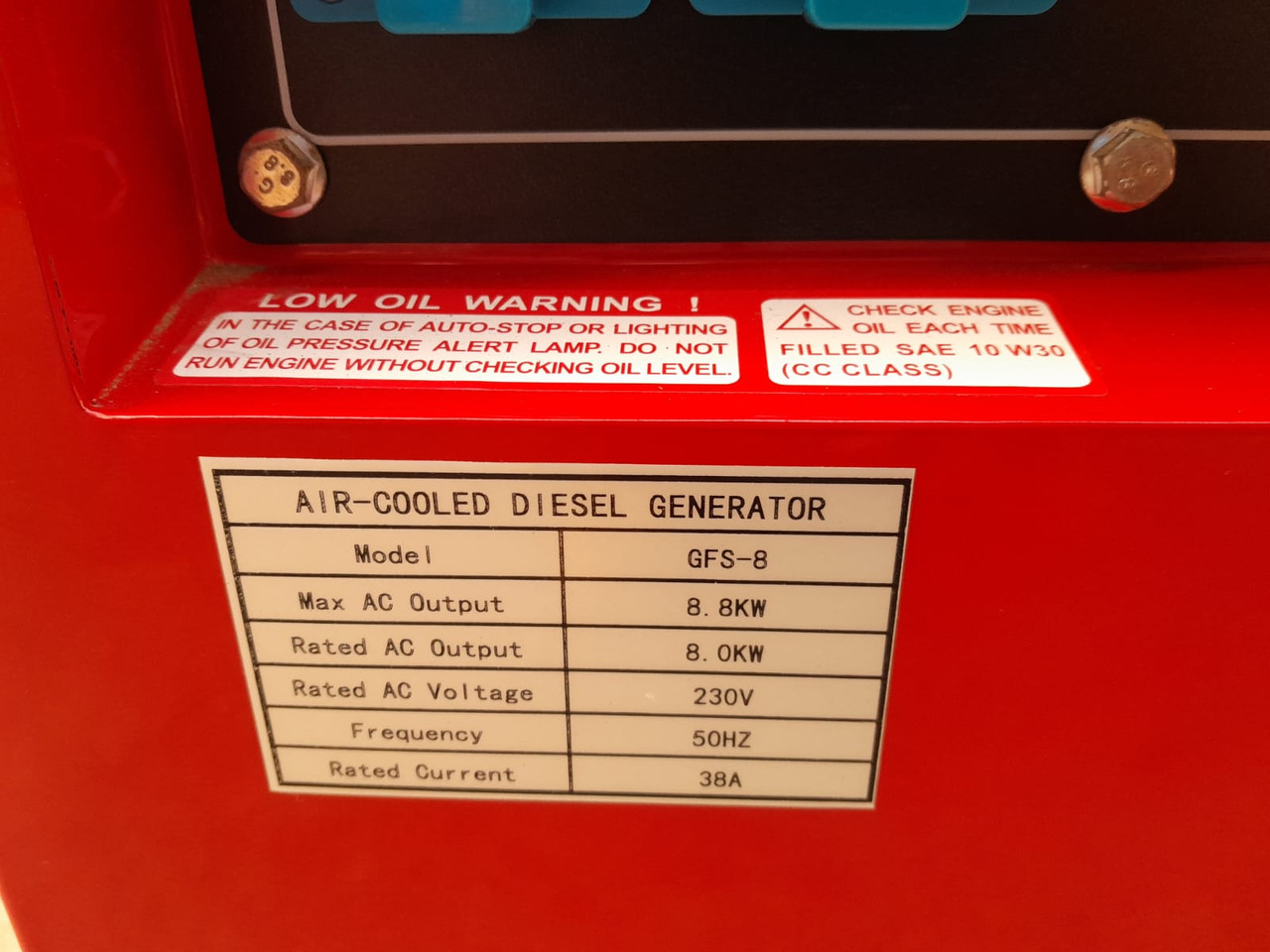 BAUER GENERATOR GFS-8 8.8kW GRUPPO ELETTROGENO 8.8KW 230V 50HZ - Groupe électrogène: photos 5 BAUER GENERATOR GFS-8 8.8kW GRUPPO ELETTROGENO 8.8KW 230V 50HZ - Groupe électrogène: photos 5