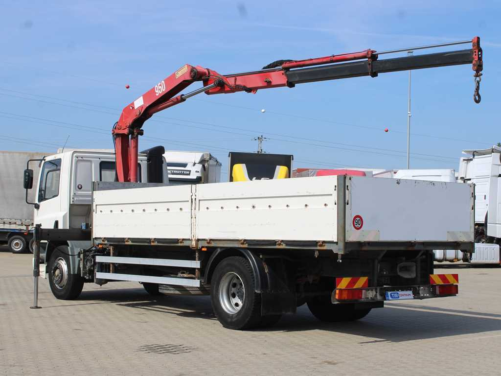 DAF CF 240, HYDRAULIC ARM HMF 953 K2, PNEU 80% - Camion plateau, Camion grue: photos 5 DAF CF 240, HYDRAULIC ARM HMF 953 K2, PNEU 80% - Camion plateau, Camion grue: photos 5
