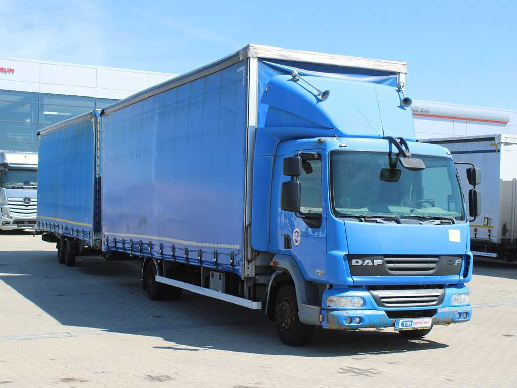 DAF FA LF 45, EURO 5, TYRES 80% + AGADOS TRAILER - Camion à rideaux coulissants: photos 3 DAF FA LF 45, EURO 5, TYRES 80% + AGADOS TRAILER - Camion à rideaux coulissants: photos 3