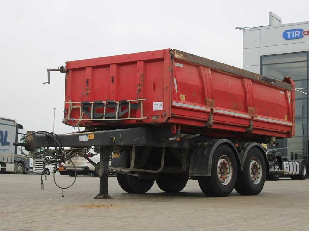 Remorque benne Meiller MZDA 18/22 B, AXLES SAF, 13m³, THREESIDED: photos 1