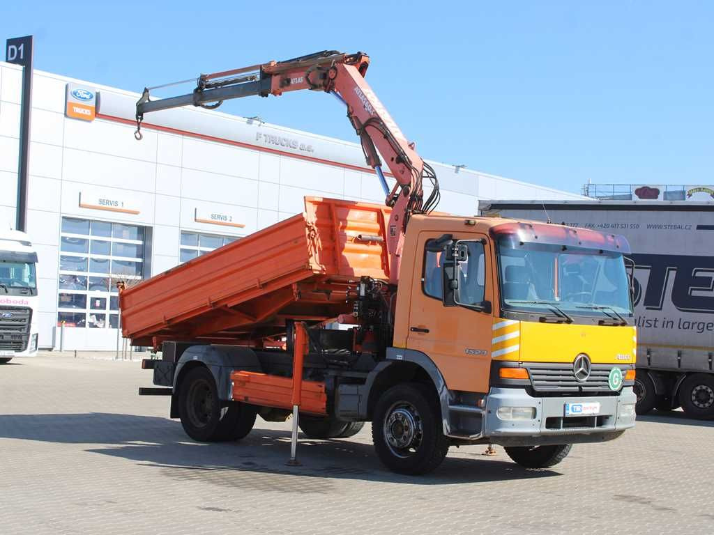 Mercedes-Benz Actros 1523, CRANE ATLAS 60.1, THREESSIDED - Camion benne, Camion grue: photos 2 Mercedes-Benz Actros 1523, CRANE ATLAS 60.1, THREESSIDED - Camion benne, Camion grue: photos 2