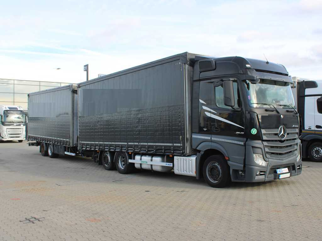 Mercedes-Benz Actros 2545, 6X2, EURO 6, AIR SUSPENSION + PANAV - Camion à rideaux coulissants: photos 3 Mercedes-Benz Actros 2545, 6X2, EURO 6, AIR SUSPENSION + PANAV - Camion à rideaux coulissants: photos 3
