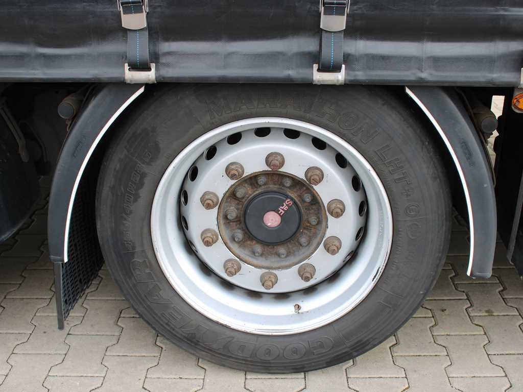 Camion à rideaux coulissants Mercedes-Benz Actros 2545, 6X2, EURO 6, AIR SUSPENSION + PANAV: photos 19