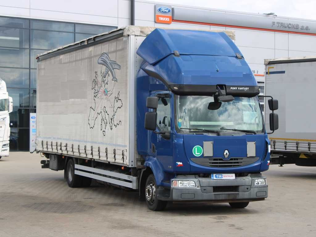 Renault MIDLUM 220.12, EURO 5, TAIL LIFT - Camion à rideaux coulissants: photos 2 Renault MIDLUM 220.12, EURO 5, TAIL LIFT - Camion à rideaux coulissants: photos 2