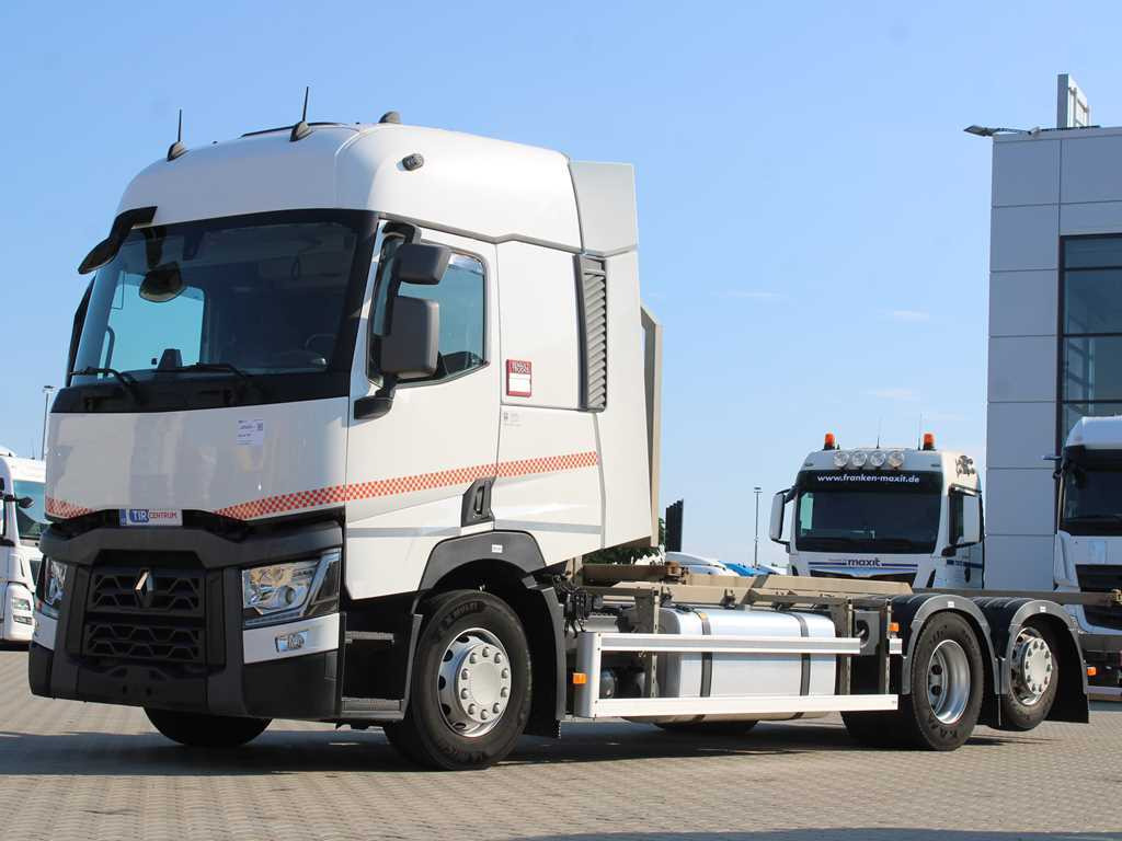 Renault T460, EURO 6, BDF, LIFT AXLE, AIR SUSPENSION - Camion porte-conteneur/ Caisse mobile: photos 1 Renault T460, EURO 6, BDF, LIFT AXLE, AIR SUSPENSION - Camion porte-conteneur/ Caisse mobile: photos 1